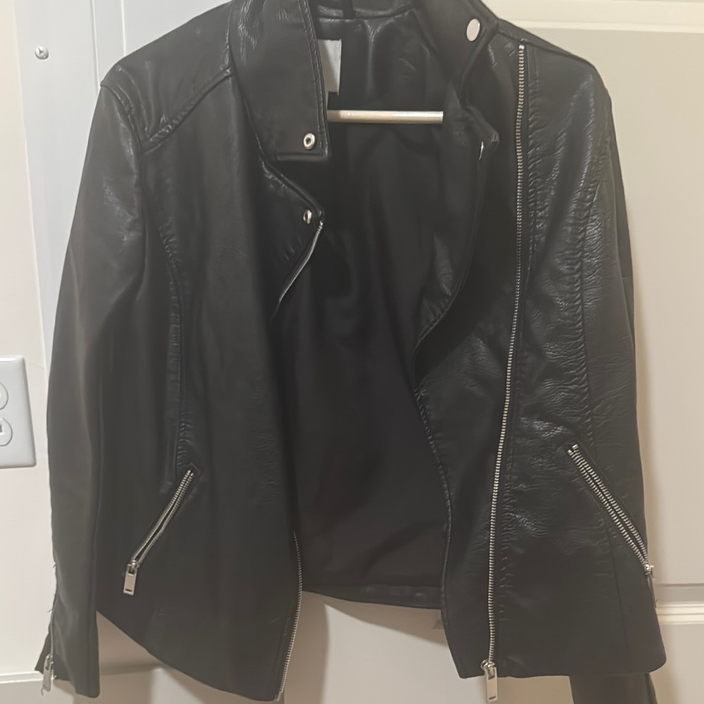 H&M Black Leather Jacket